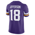 tocy MN.Vikings #18 Justin Jefferson Purple Team Vapor F.U.S.E. Stitched Limited Jerseys