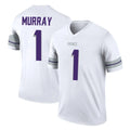 Tocy MN.Vikings #1 Kyler Murray Player White Alternate Legend Home Game Stitched Jerseys