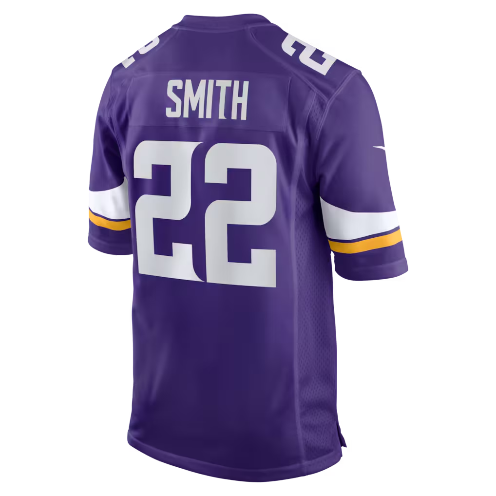 tocy MN.Vikings #22 Harrison Smith Purple Game Stitched Jerseys