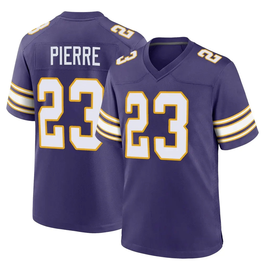 Tocy MN.Vikings #23 James Pierre Player Purple Classic Home Game Stitched Jerseys
