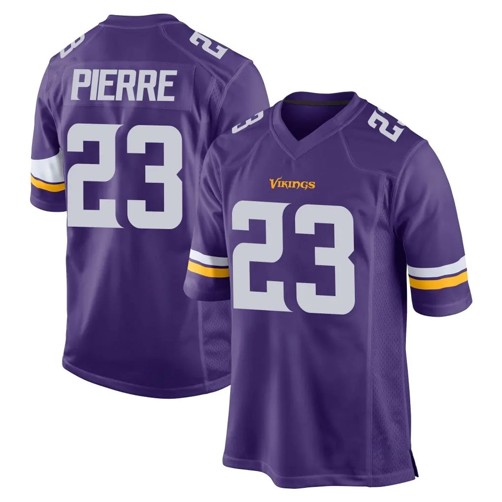 Tocy MN.Vikings #23 James Pierre Player Purple Home Game Stitched Jerseys