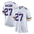 Tocy MN.Vikings #27 Jordan Mason Player White Home Game Stitched Jerseys