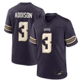 Tocy MN.Vikings #3 Jordan Addison Purple 2026 Rivalries Collection Game Stitched Jerseys