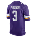 tocy MN.Vikings #3 Jordan Addison Purple Game Stitched Jerseys