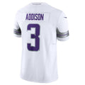 tocy MN.Vikings #3 Jordan Addison White Alternate Vapor F.U.S.E. Limited Jersey American Stitched Jersey