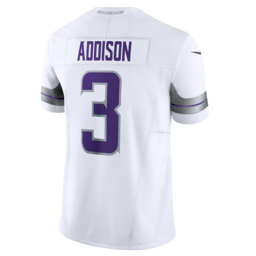 tocy MN.Vikings #3 Jordan Addison White Alternate Vapor F.U.S.E. Limited Jersey American Stitched Jersey