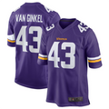 tocy MN.Vikings #43 Andrew Van Ginkel Purple Team Game Jersey Stitched American Stitched Jersey