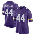 Tocy MN.Vikings #44 Josh Metellus Player Purple Home Game Stitched Jerseys