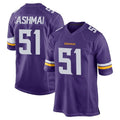 Tocy MN.Vikings #51 Blake Cashman Player Purple Home Game Stitched Jerseys