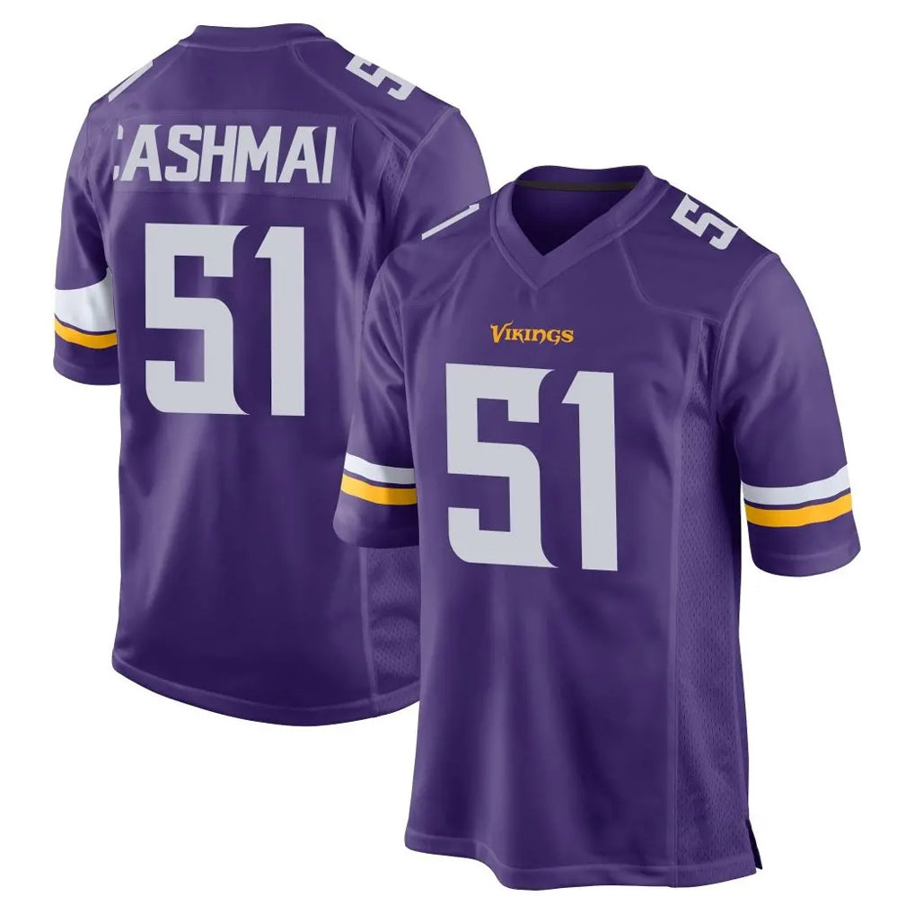 Tocy MN.Vikings #51 Blake Cashman Player Purple Home Game Stitched Jerseys
