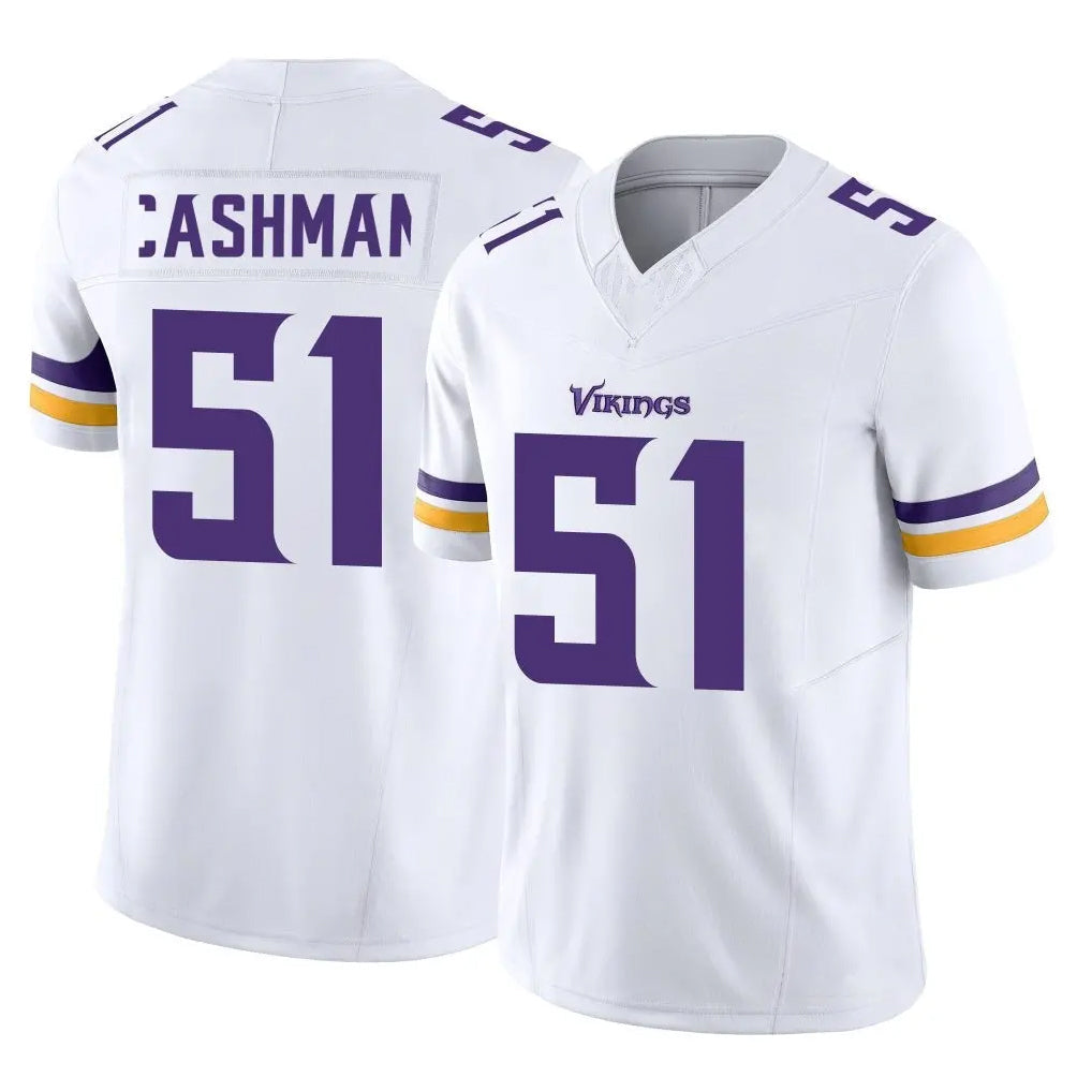 Tocy MN.Vikings #51 Blake Cashman Player White Limited Vapor F.U.S.E. Home Game Stitched Jerseys