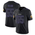 Tocy MN.Vikings #55 Eric Wilson Player Black Impact LImited Home Game Stitched Jerseys