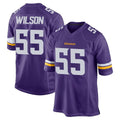 Tocy MN.Vikings #55 Eric Wilson Player Purple Home Game Stitched Jerseys