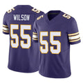 Tocy MN.Vikings #55 Eric Wilson Player Purple Limited Classic Vapor F.U.S.E. Home Game Stitched Jerseys