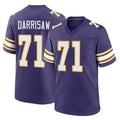 Tocy MN.Vikings #71 Christian Darrisaw Player Purple Classic Home Game Stitched Jerseys
