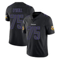 Tocy MN.Vikings #75 Brian O'Neill Player Black Impact LImited Home Game Stitched Jerseys