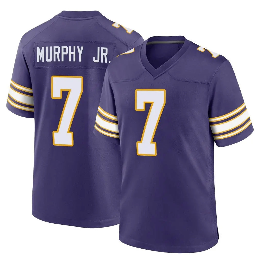 Tocy MN.Vikings #7 Byron Murphy Jr. Player Purple Classic Home Game Stitched Jerseys
