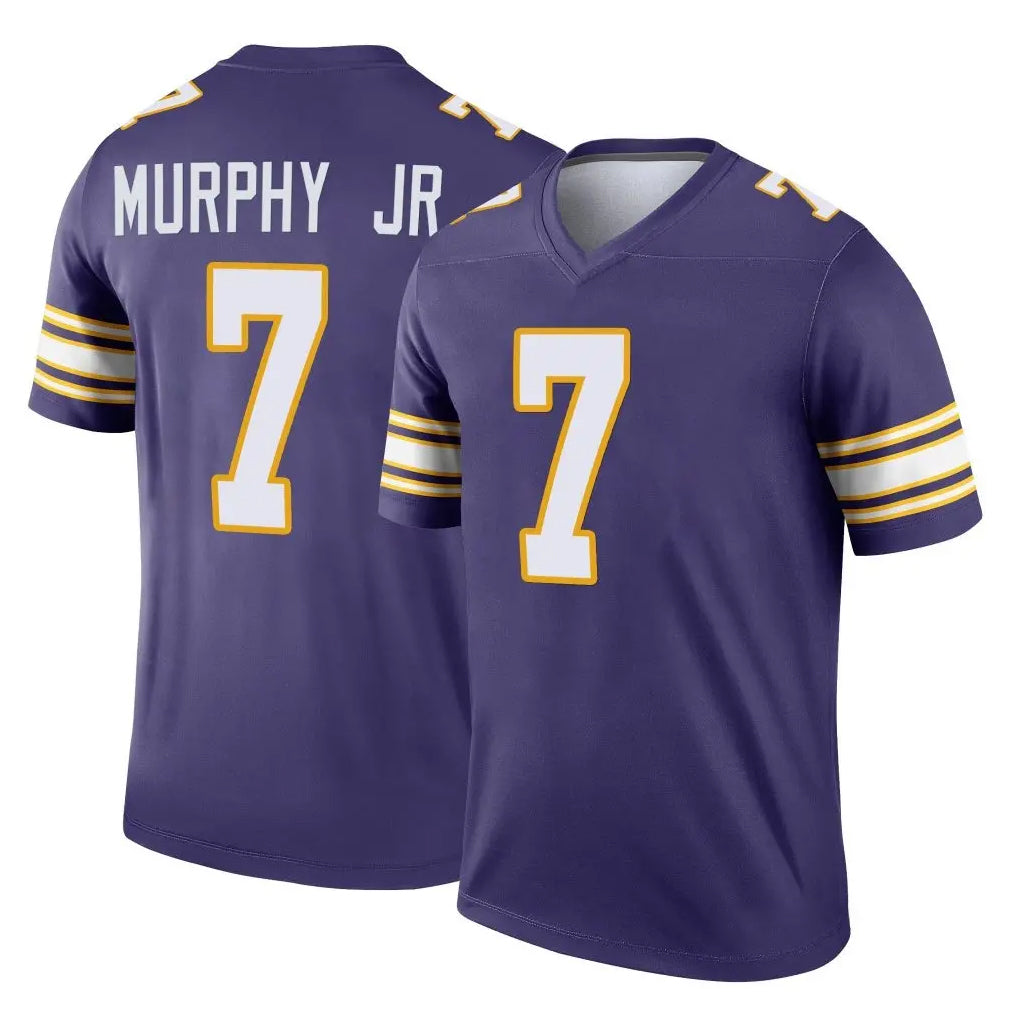 Tocy MN.Vikings #7 Byron Murphy Jr. Player Purple Limited Classic Home Game Stitched Jerseys