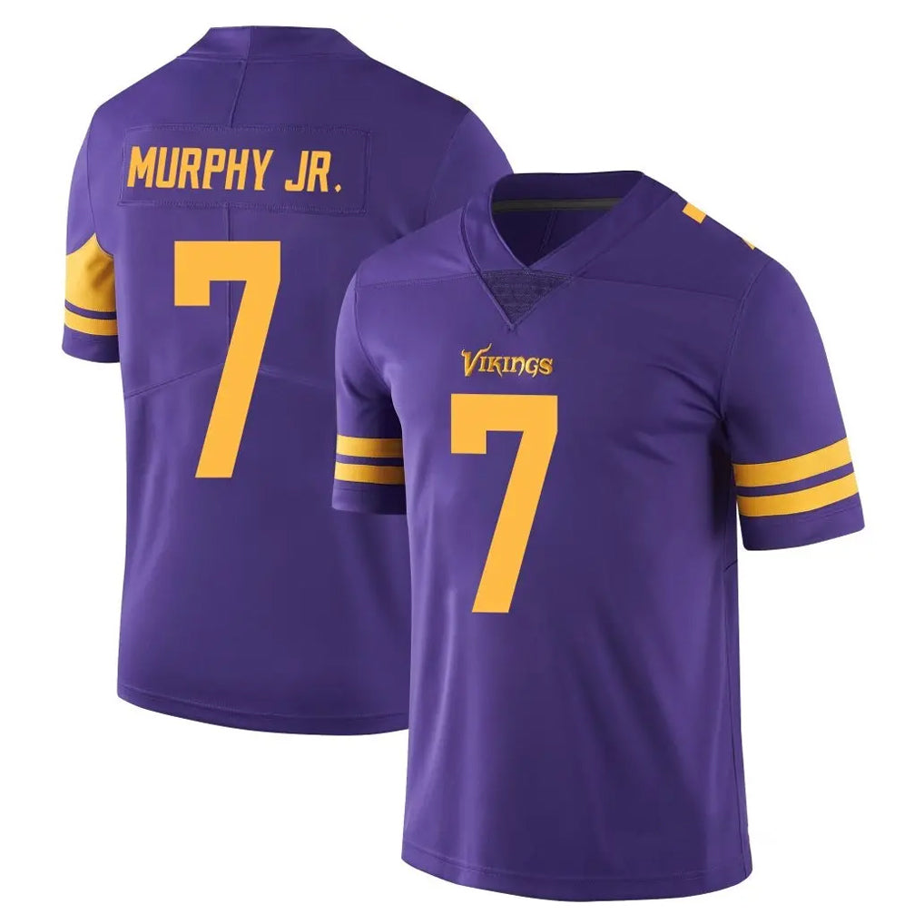 Tocy MN.Vikings #7 Byron Murphy Jr. Player Purple Limited Color Rush Home Game Stitched Jerseys