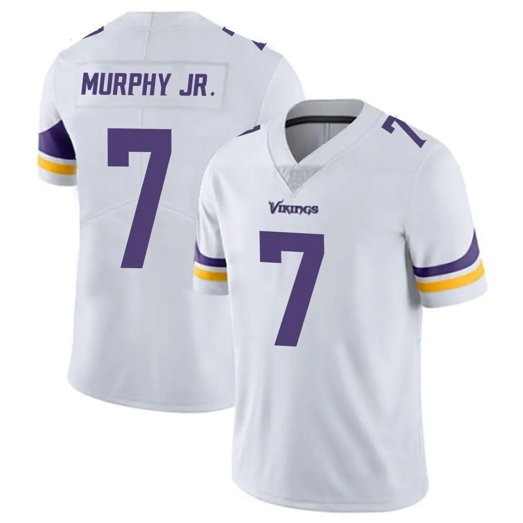 Tocy MN.Vikings #7 Byron Murphy Jr. Player White Limited Vapor Untouchable Home Game Stitched Jerseys