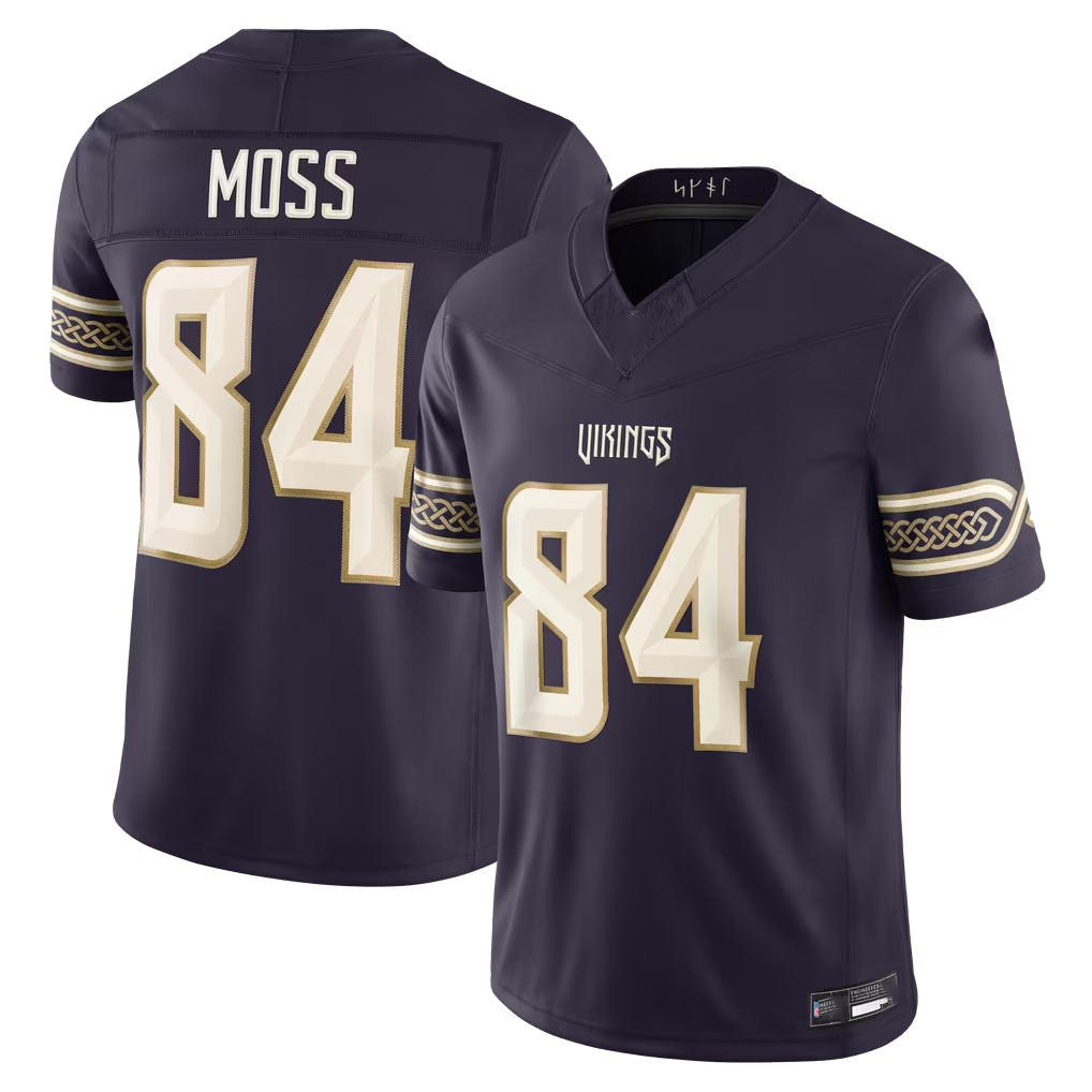 Tocy MN.Vikings #84 Randy Moss Purple 2026 Rivalries Collection Limited Stitched Jerseys