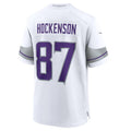 tocy MN.Vikings #87 T.J. Hockenson White Alternate Game Player Jersey American Stitched Jersey