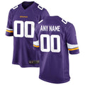 tocy Custom MN.Vikings Game Home Stitched Jerseys