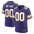 tocy Custom MN.Vikings Secondary Alternate Game Stitched Jerseys