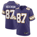 tocy MN.Vikings Secondary Alternate Game Football Jerseys - Purple - #87 T.J. Hockenson Player Stitched Jerseys