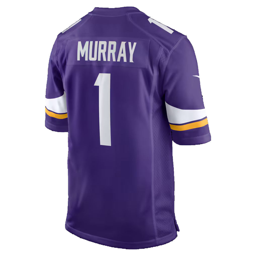tocy MN.Vikings #1 Kyler Murray Purple Game Stitched Jerseys