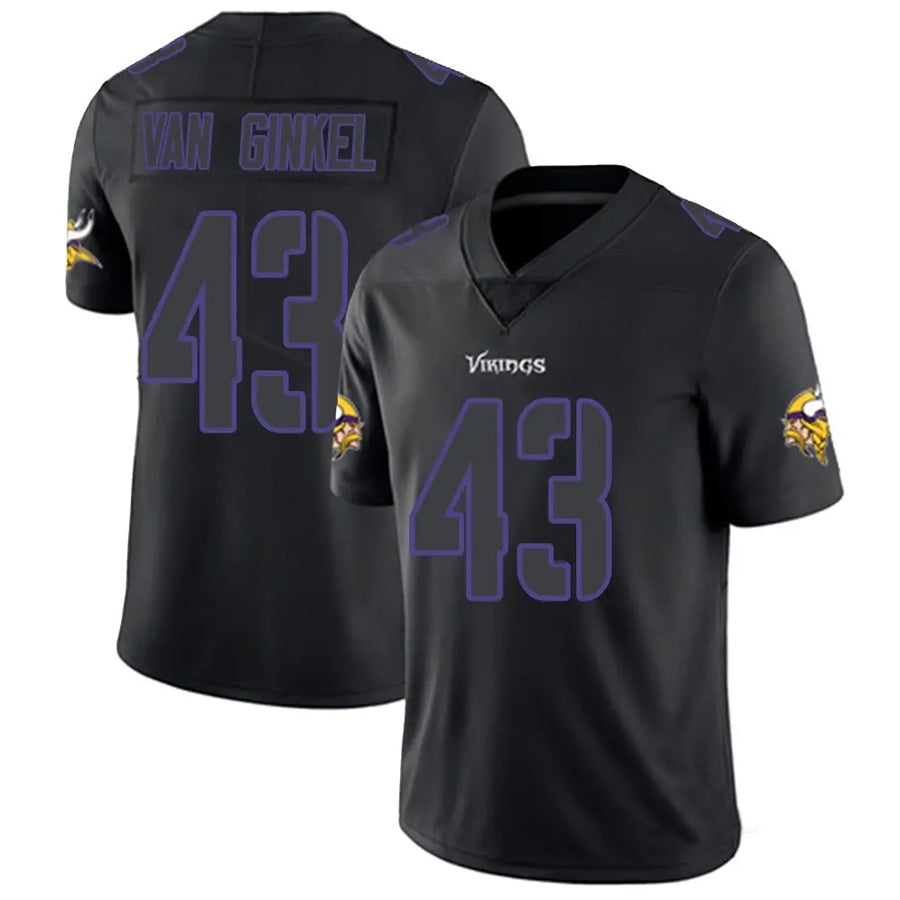 tocy MN.Vikings #43 Andrew Van Ginkel Player Limited Black Impact Game Stitched Jerseys