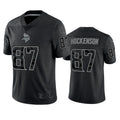 tocy MN.Vikings #87 T.J. Hockenson Player Black REFLECTIVE Limited Stitched Jerseys