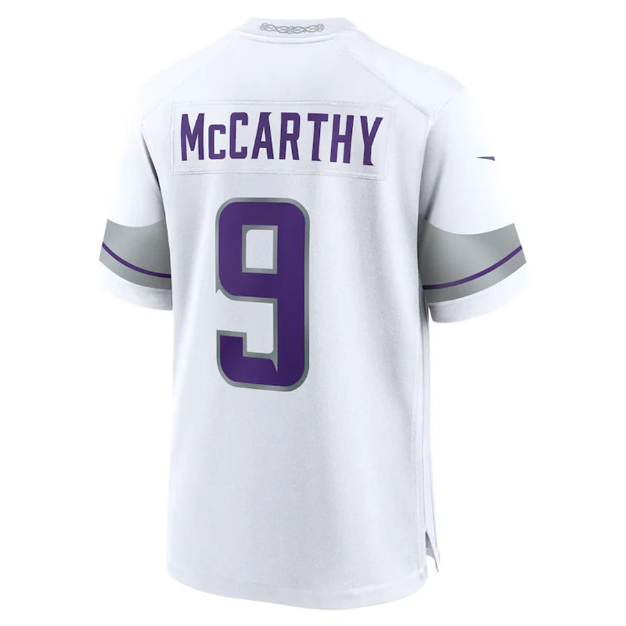 tocy MN.Vikings #9 J.J. McCarthy Player White Alternate Game Stitched Jerseys