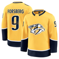 Tocy N.Predators #9 Filip Forsberg Gold Home Premium Jerseys