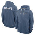 Tocy NE.Patriots Blue Rivalries Collection Hoodies Limited Game Blank Player Stitched Jerseys