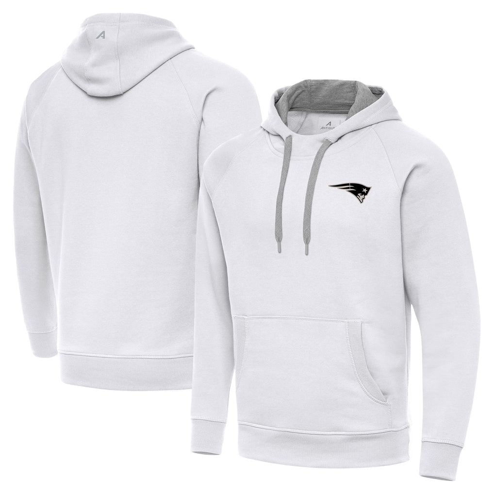 Tocy NE.Patriots White Pullover Hoodies Limited Blank Player Stitched Jerseys