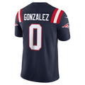 tocy NE.Patriots #0 Christian Gonzalez Navy Team Vapor F.U.S.E. Stitched Limited Jerseys