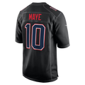 tocy NE.Patriots #10 Drake Maye Carbon Black Fashion Game Stitched Jerseys