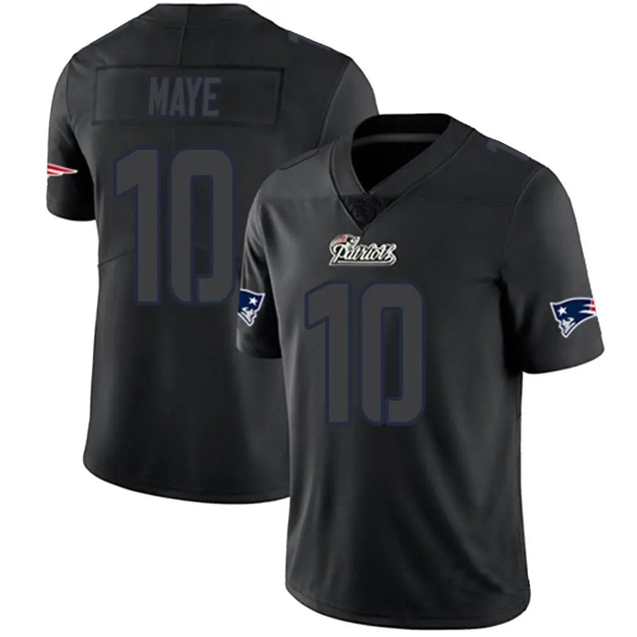 tocy NE.Patriots #10 Drake Maye Player Limited Black Impact Stitched Jerseys
