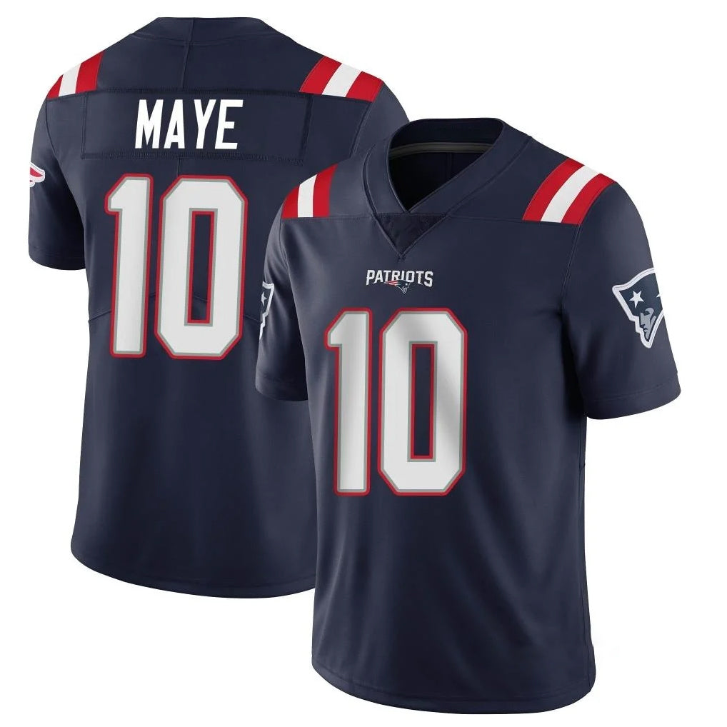 Tocy NE.Patriots #10 Drake Maye Player Navy Vapor Untouchable Home Game Stitched Jerseys