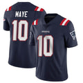 Tocy NE.Patriots #10 Drake Maye Player Navy Vapor Untouchable Home Game Stitched Jerseys