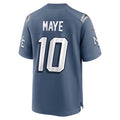 tocy NE.Patriots #10 Drake Maye Player Storm Blue Rivalries Collection Game Stitched Jersey