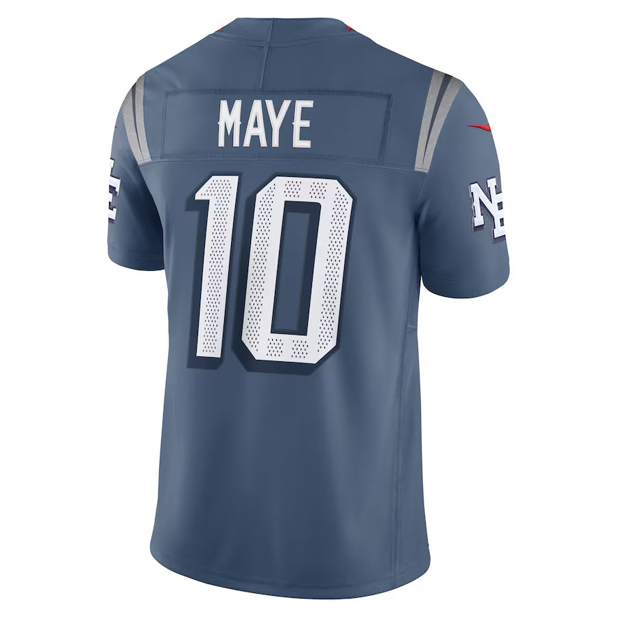 tocy NE.Patriots #10 Drake Maye Player Storm Blue Rivalries Collection Limited Stitched Jerseys