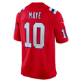tocy NE.Patriots #10 Drake Maye Red Player Game Stitched Jerseys
