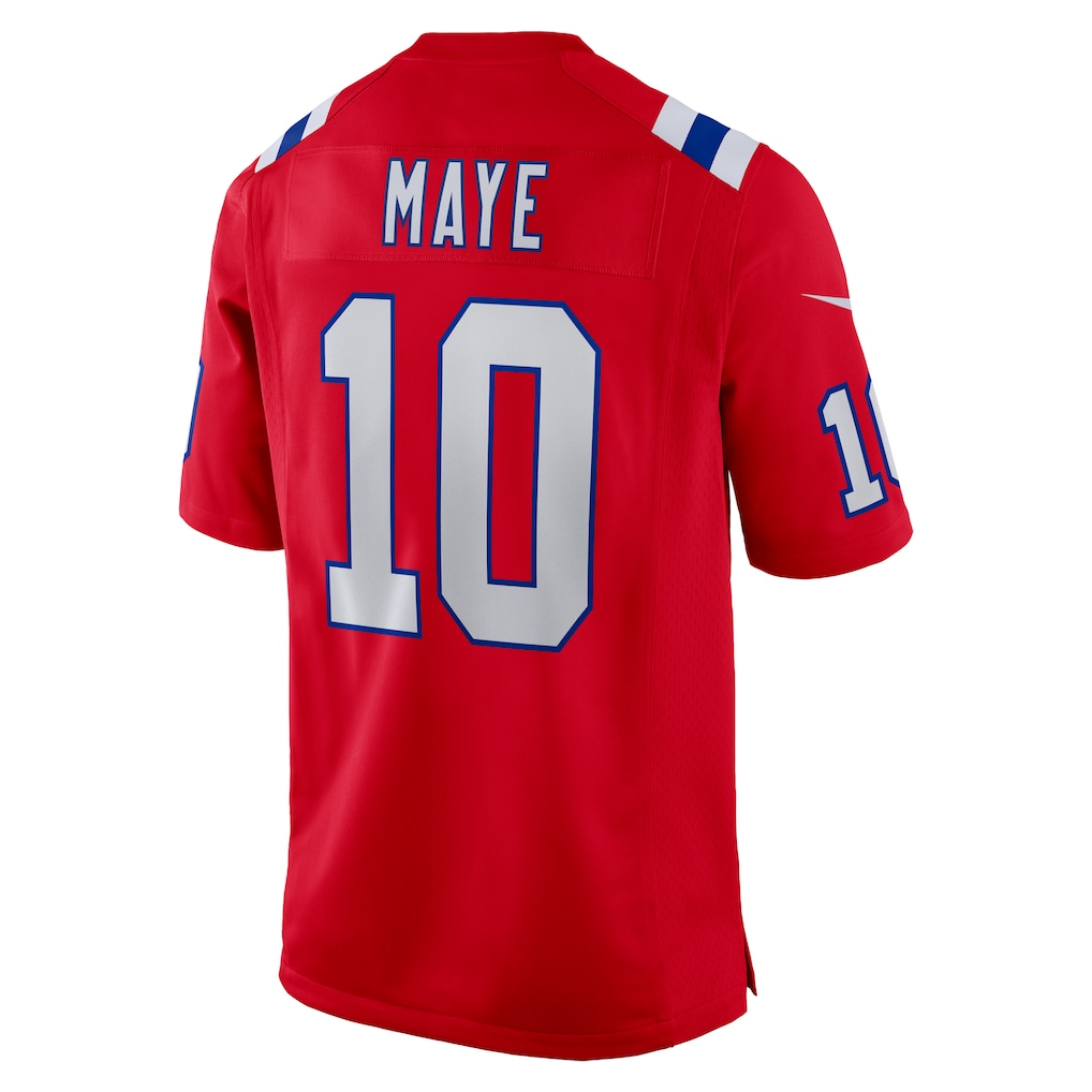 tocy NE.Patriots #10 Drake Maye Red Player Game Stitched Jerseys