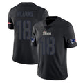 Tocy NE.Patriots #18 Kyle Williams Player Black Impact LImited Home Game Stitched Jerseys