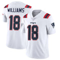 Tocy NE.Patriots #18 Kyle Williams Player White Vapor Untouchable Home Game Stitched Jerseys