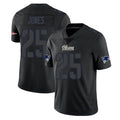 Tocy NE.Patriots #25 Marcus Jones Player Black Impact LImited Home Game Stitched Jerseys