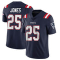 Tocy NE.Patriots #25 Marcus Jones Player Navy Vapor Untouchable Home Game Stitched Jerseys