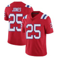 Tocy NE.Patriots #25 Marcus Jones Player Red Vapor Untouchable Home Game Stitched Jerseys